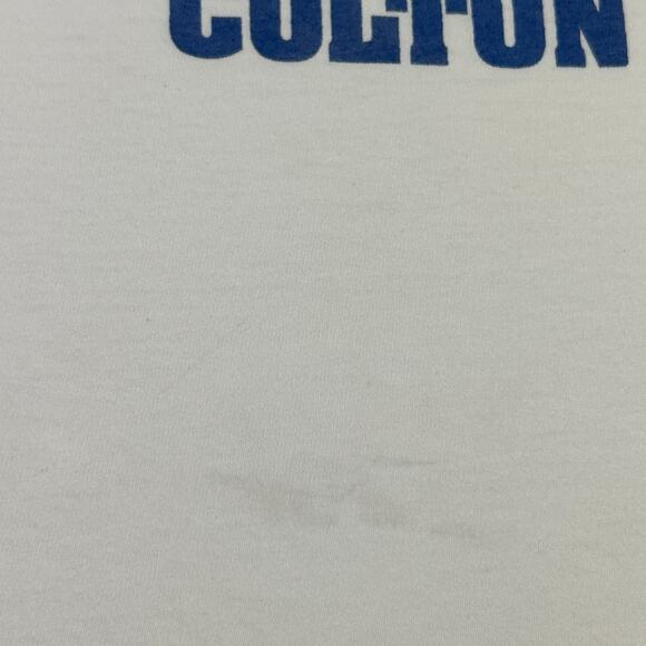Vintage Y2Ks 2002 Colton High School T Shirt California HS White Mens XL X-Large - Picture 5 of 9